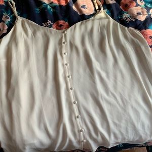 Off white loft tank top